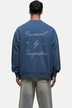 Good For Nothing Imaginary graphic branded sweatshirt in blue