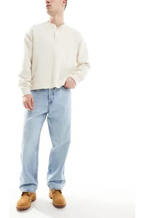 JACK & JONES Alex baggy jeans in light wash