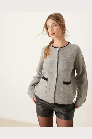 JDY Pearl button cardigan in