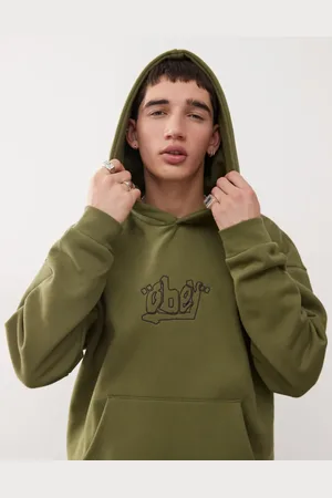 Obey Massive graphic heavyweight hoodie in