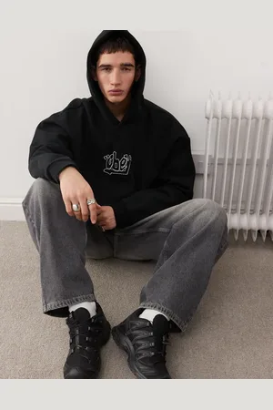 Obey Massive graphic heavyweight hoodie in
