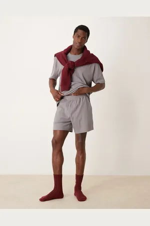 ASOS Capsule collection relaxed t-shirt and shorts lounge set in light grey