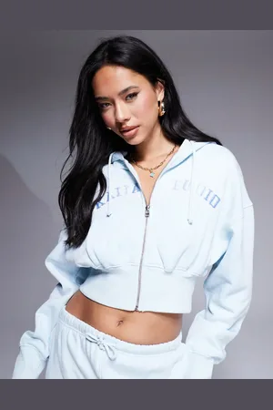 Kaiia Studio fitted zip up hoodie co-ord in