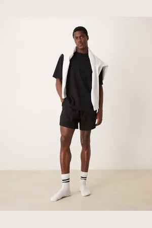 ASOS Capsule collection relaxed t-shirt and shorts lounge set in black