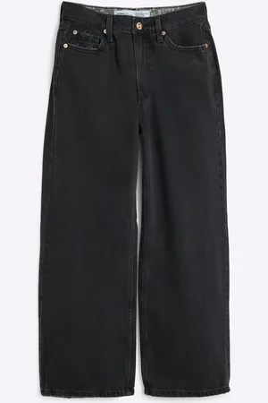 River Island Petite relaxed straight jean in