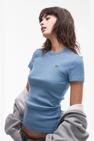 Lacoste Ribbed tee in