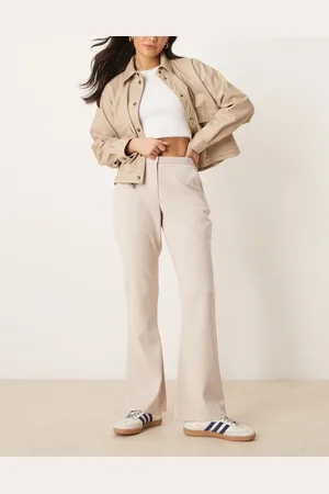 Abercrombie & Fitch Curvy low rise bootcut trousers in