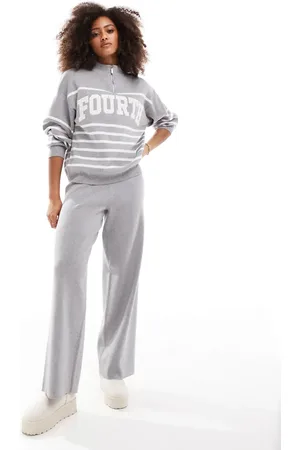 4th & Reckless Knitted straight leg trousers co-ord in
