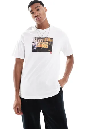 Only & Sons T-shirt with graffiti photo print in