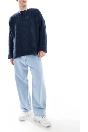 JACK & JONES Ron skater jeans in light wash