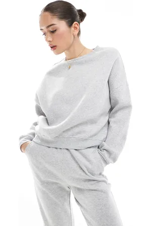 ONLY Crew neck sweat co-ord in light melange