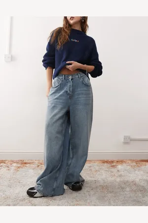COLLUSION X007 XL baggy jeans in light wash - LBLUE