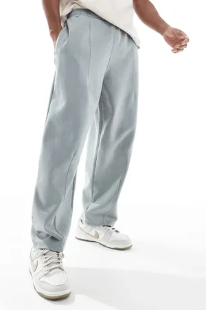 Pull&Bear Washed wide leg joggers in