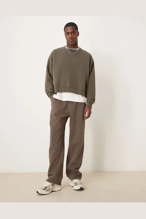 Abercrombie & Fitch Vintage wash open hem joggers in