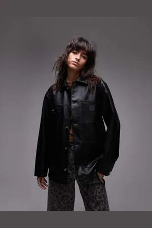 Carhartt Michigan faux leather jacket in