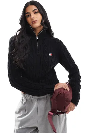 Tommy Hilfiger Cable knit 1/4 jumper in