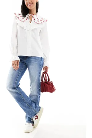 Stradivarius D98 straight leg jeans in medium wash
