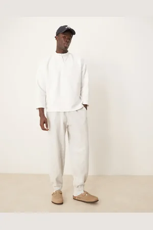 Abercrombie & Fitch Drawstring cuffed joggers in light