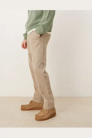 Abercrombie & Fitch Baggy drawstring trousers in stone