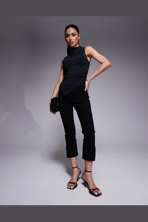 In The Style X Natalya Wright exclusive bengaline side split capri trousers in