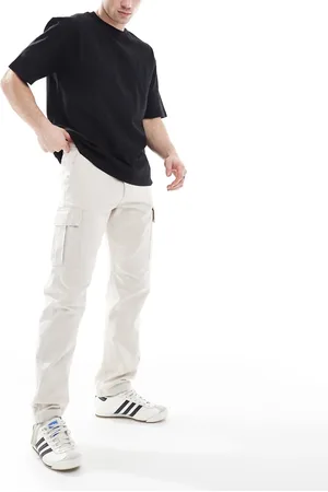 JACK & JONES Loose fit cargo trouser in beige