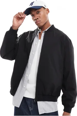 JACK & JONES Oversized bomber jacket in
