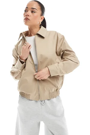 Pull&Bear Harrington jacket in beige