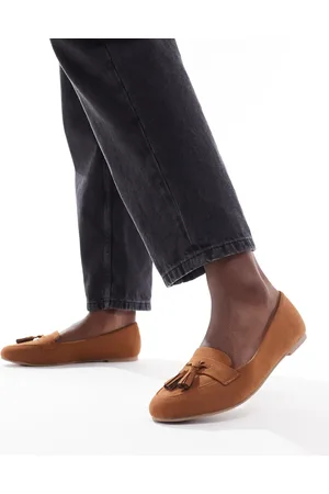 New Look Tassle loafer in tan