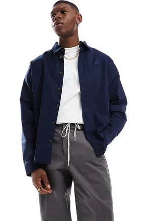 Nike Club oxford shirt in navy