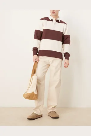 SELECTED Kobe loose fit jeans in off