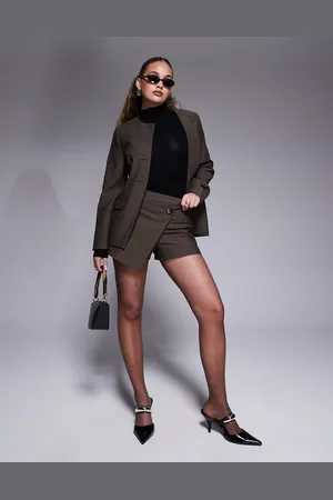 River Island Asymmetric wrap skirt in