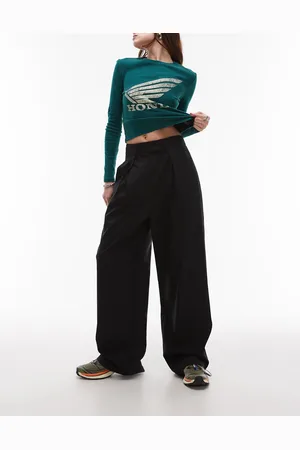Topshop Co ord wide leg tailored trouser in