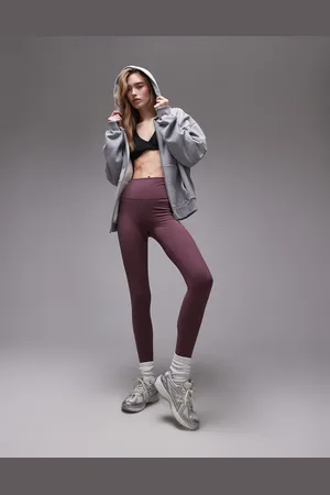 New Balance High rise legging in plum