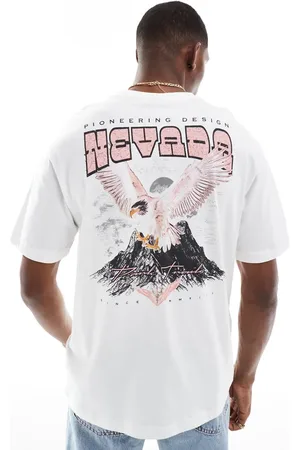 Only & Sons Oversized t-shirt with Nevada back print in