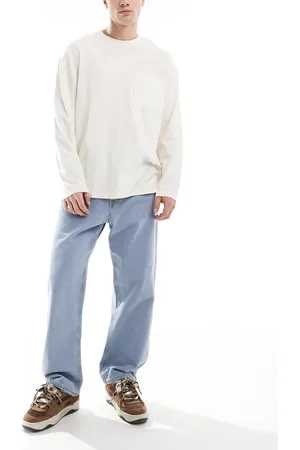 JACK & JONES Alex baggy jeans in vintage light wash