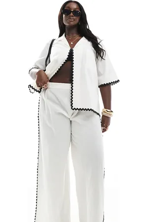 Esmée Exclusive ric rac beach trouser co-ord in