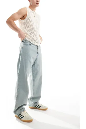 JACK & JONES Alex baggy jeans in light wash