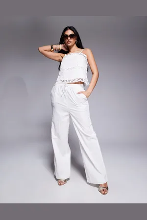 River Island Lace insert trouser co-ord in