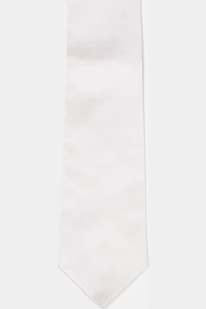 Six Stories Satin tie in powder