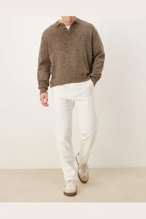 SELECTED Linen blend slim tapered trouser in