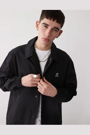 Timberland Ripstop chest logo coach jacket in