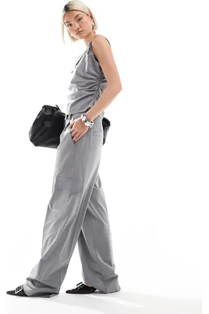 French Connection Franklin barrel leg tailored trousers co-ord in