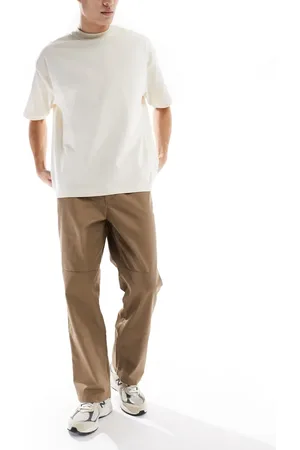 JACK & JONES Bill wide fit workwear chino in beige