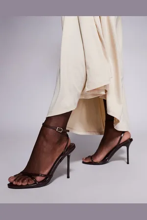 Simmi London Simmi London Vitani barely there heeled sandals in chocolate