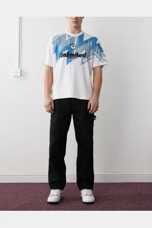 A Bathing Ape Aape by A Bathing Ape pull on straight leg carpenter trousers in black