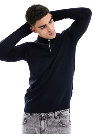 Only & Sons 1/4 zip jumper in