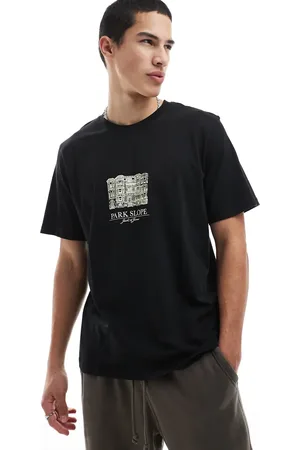 JACK & JONES Oversized t-shirt with chest print in