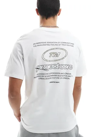 JACK & JONES Oversized t-shirt with back print in
