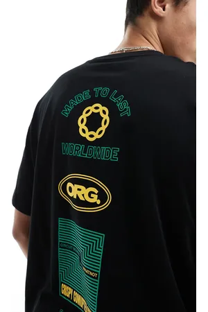 JACK & JONES Oversized t-shirt with retro backprint in