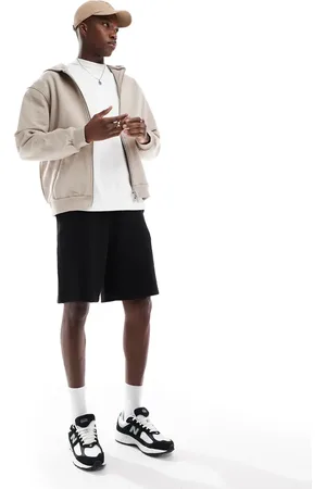 ASOS Oversized shorts in waffle textured